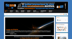 Desktop Screenshot of festivalcinenoviolencia.org